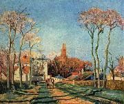 Dorfeingang von Voisins Camille Pissarro